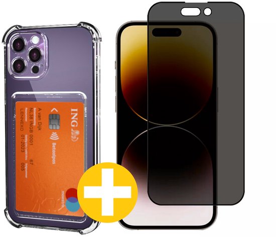 Lennexo pashouder hoesje voor iPhone 14 Pro Max