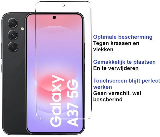 Armordrop screenprotector voor Samsung A37