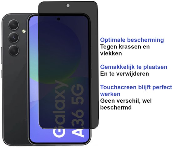 ArmorDrop privacy screenprotector Samsung Galaxy A36