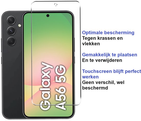 Armordrop Full Guard screenprotector voor Samsung A56