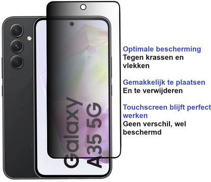 ArmorDrop privacy screenprotector Samsung A35