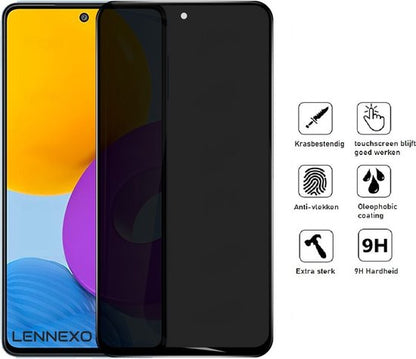 Lennexo Privacy Screenprotector voor Samsung Galaxy S22