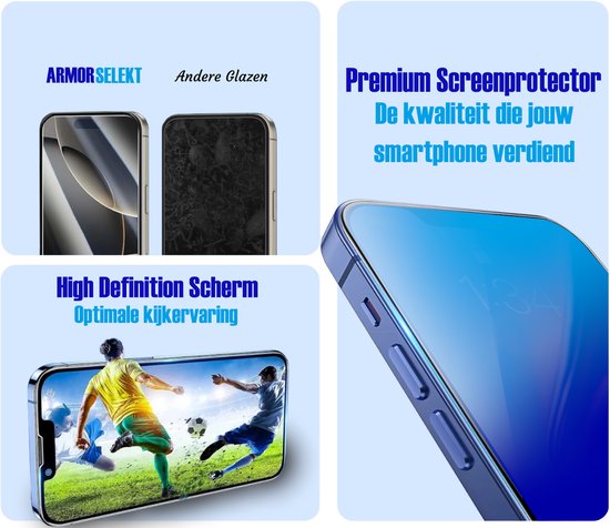 Armor Selekt screenprotector voor iPhone 16e