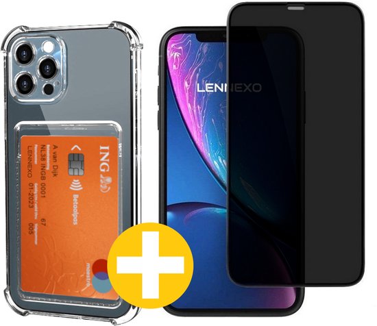 Lennexo pashouder hoesje voor iPhone 11 Pro