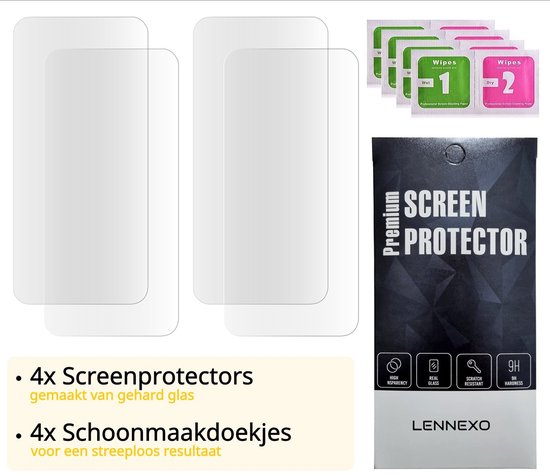 Lennexo screenprotector voor iPhone 16 Pro