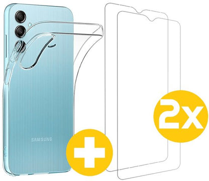 Lennexo hoesje en screenprotector voor Samsung Galaxy A34