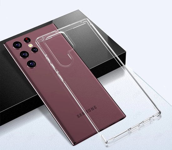 Lennexo transparant Samsung Galaxy S22 Ultra hoesje
