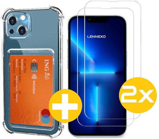 Lennexo pashouder hoesje voor iPhone 13