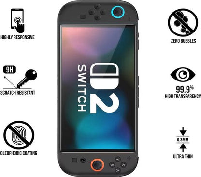 Lennexo screenprotector voor Nintendo Switch 2