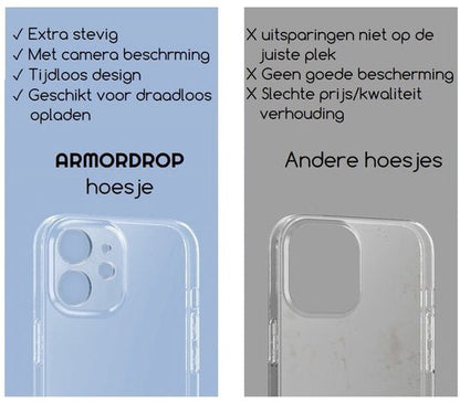 Armordrop transparant beschermhoesje voor Samsung A57