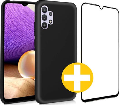 Lennexo hoesje en screenprotector voor Samsung Galaxy A32 5G