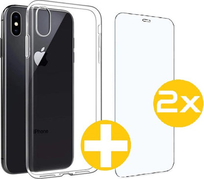 Lennexo iPhone XS Max hoesje met screenprotector