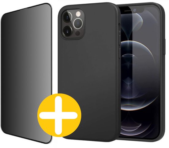 iPhone 12 Pro Max hoesje en privacy screenprotector