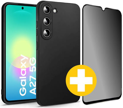Samsung A27 hoesje en privacy screenprotector