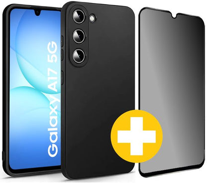 Samsung Galaxy A17 hoesje en privacy screenprotector
