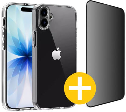 iPhone 17 transparant hoesje en privacy screenprotector