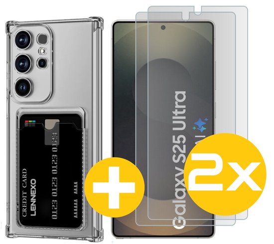 Lennexo pashouder hoesje voor Samsung S25 Ultra