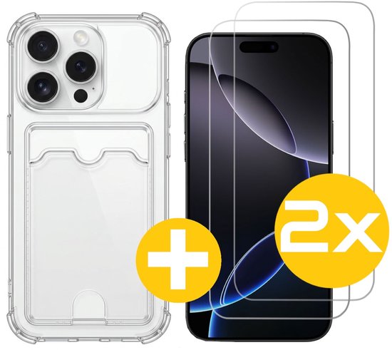 Lennexo pashouder hoesje voor iPhone 16 Pro