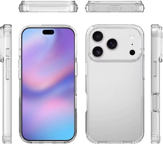 Lennexo transparant iPhone 17 Pro Max telefoonhoesje