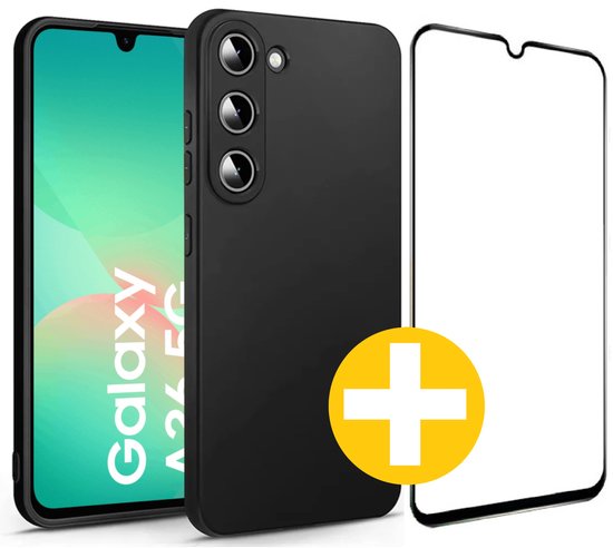 Lennexo hoesje en screenprotector voor Samsung A26