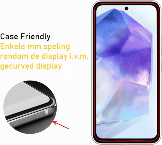 Lennexo screenprotector voor Samsung Galaxy A55