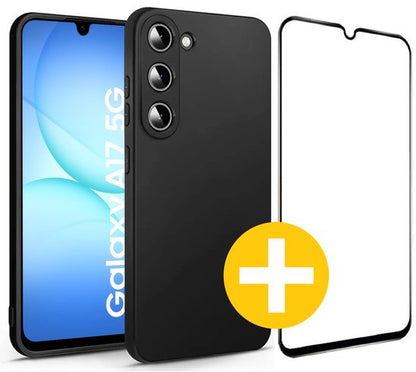 Lennexo hoesje en screenprotector voor Samsung Galaxy A17