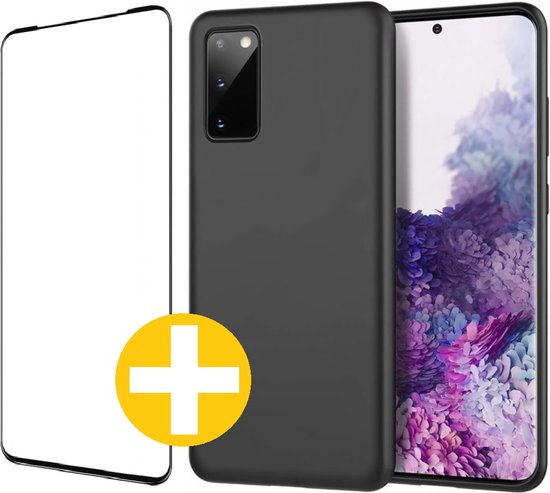 Lennexo hoesje en screenprotector voor Samsung S20 FE