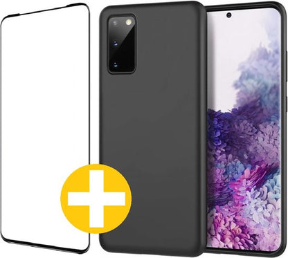 Lennexo hoesje en screenprotector voor Samsung S20 FE
