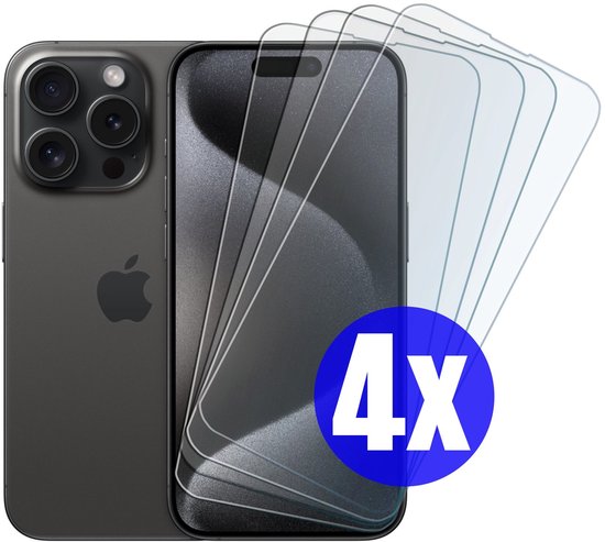 Armor Selekt gehard glas screenprotector voor iPhone 15 Pro