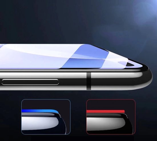 Lennexo Full Cover screenprotector voor iPhone SE/8/7
