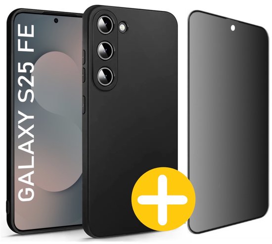 Samsung S25FE hoesje en privacy screenprotector