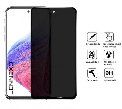 Samsung Galaxy A53 hoesje en privacy screenprotector