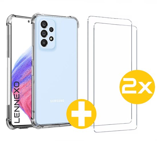 Anti-shock hoesje en screenprotector voor Samsung A53