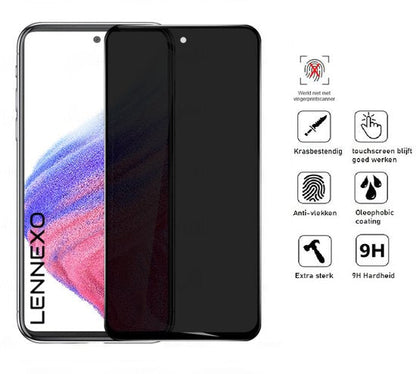 Lennexo privacy screenprotector voor Samsung A53