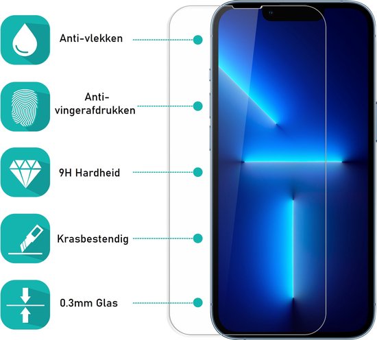 Lennexo Tempered Glass Screenprotector iPhone 14 Plus / 13 Pro Max
