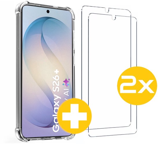 Anti-shock hoesje met screenprotector Samsung Galaxy S26 Plus