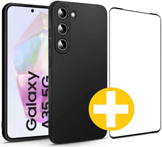 Lennexo Combi Hoesje en Screenprotector voor Samsung A35