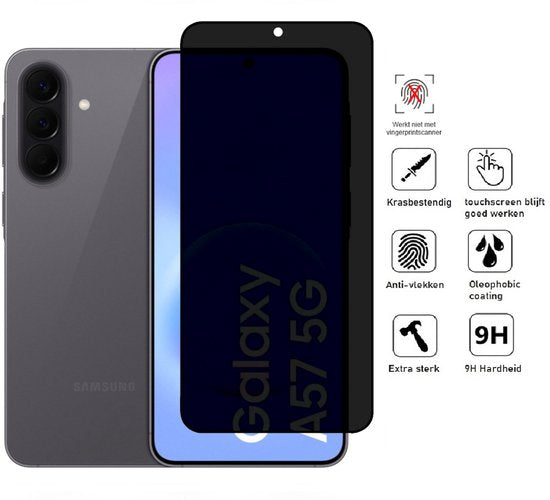 Lennexo privacy screenprotector voor Samsung A57