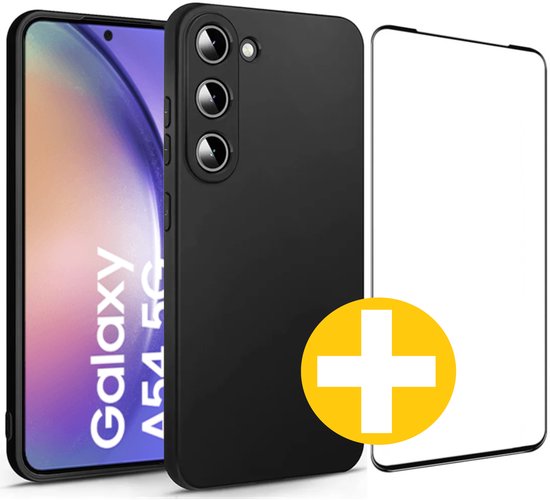 Lennexo hoesje en screenprotector Samsung Galaxy A54