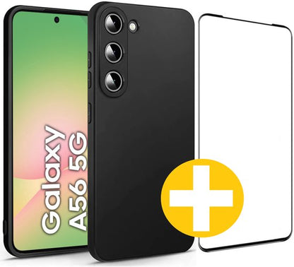 Lennexo hoesje en screenprotector voor Samsung A56