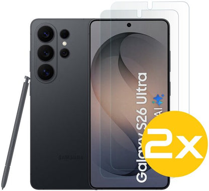 Lennexo Tempered Glass Screenprotector voor Samsung Galaxy S26 Ultra