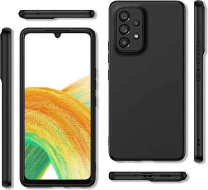 Lennexo hoesje en screenprotector geschikt voor Samsung A33
