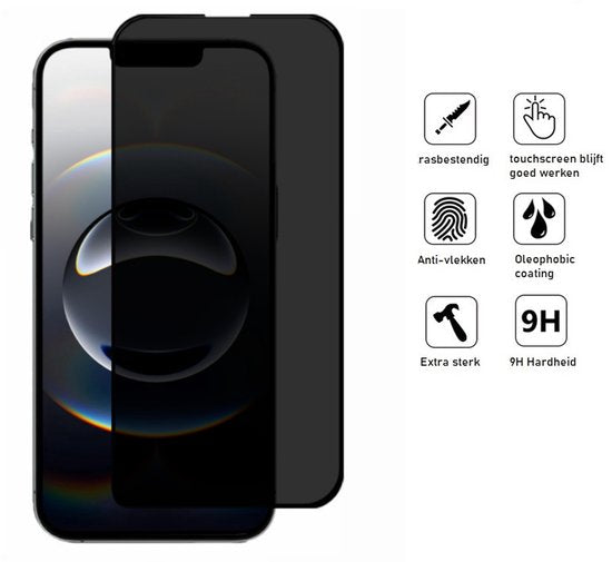 Lennexo privacy screenprotector voor iPhone 11 / XR