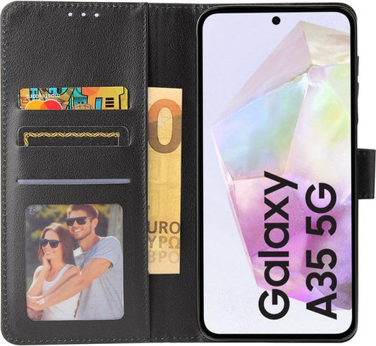 Lennexo bookcase wallet hoesje voor Samsung Galaxy A35