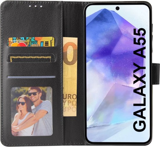 Lennexo bookcase wallet hoesje voor Samsung A55