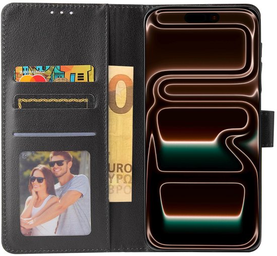 Lennexo bookcase portemonnee hoesje voor iPhone 17 Pro Max