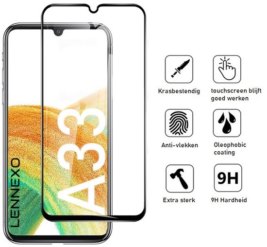 Lennexo pashouder hoesje voor Samsung A33