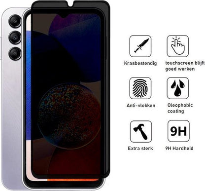 Lennexo Privacy screenprotector voor Samsung Galaxy A14