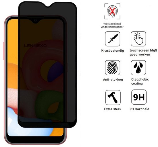 Lennexo Privacy screenprotector voor Samsung A13