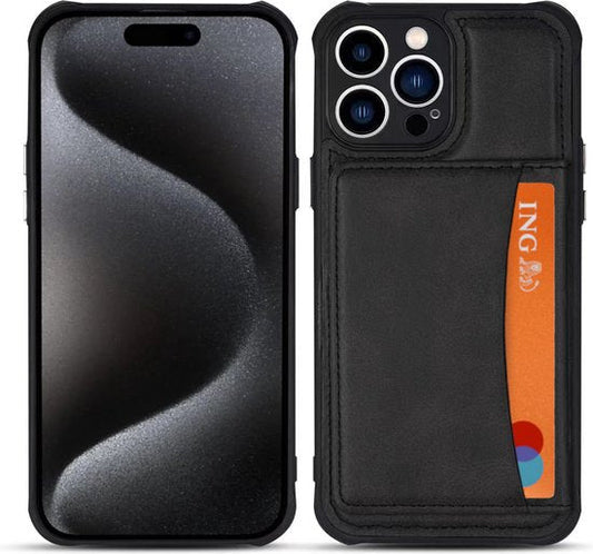 Armordrop iPhone 15 Pro hoesje met pasjeshouder